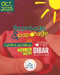 Lire la suite à propos de l’article Reprisage & Papotage – Lundi 6 octobre