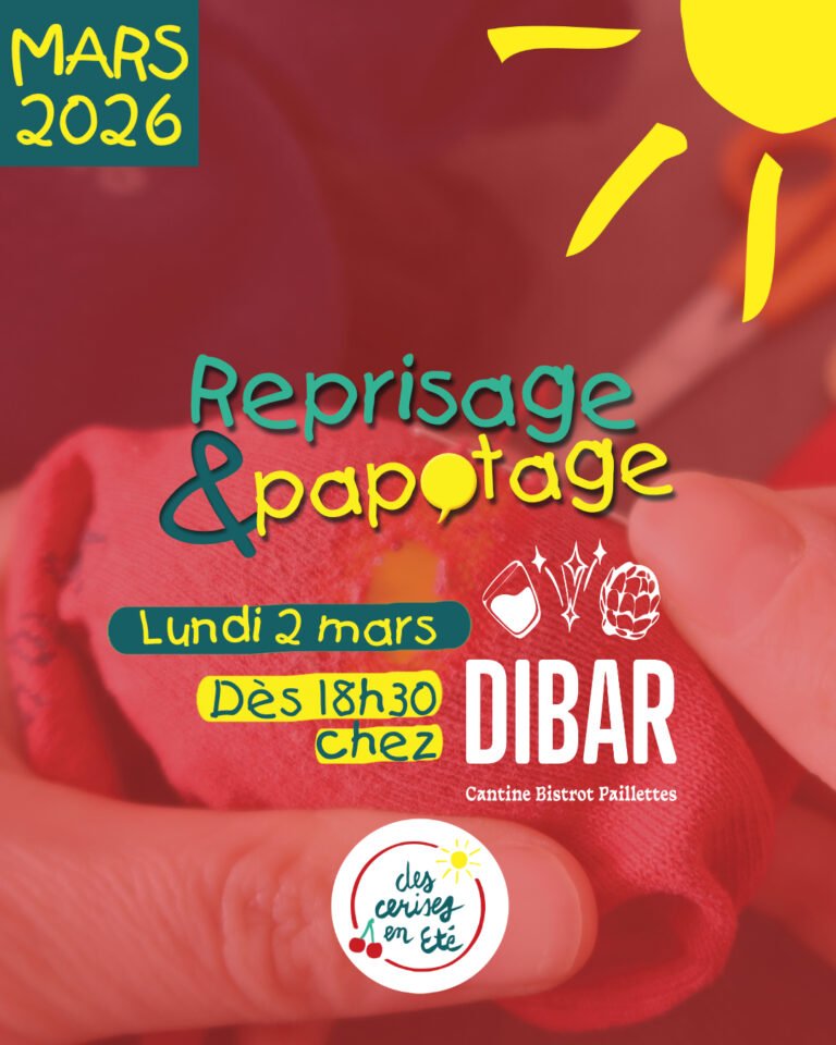 Lire la suite à propos de l’article Reprisage & Papotage – Lundi 2 mars 2026